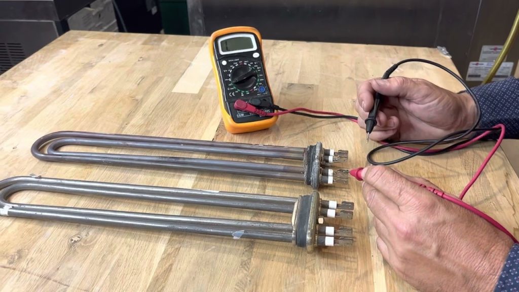 Horno con resistencia y termostato dañados